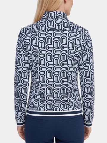 Valiente Loose Fit Langarm Polo fancy