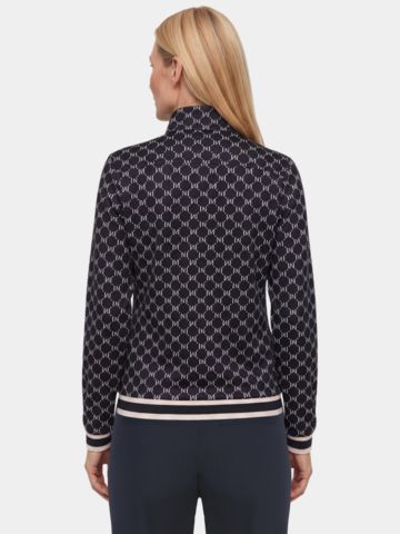Valiente Loose Fit Langarm Polo mehrfarbig