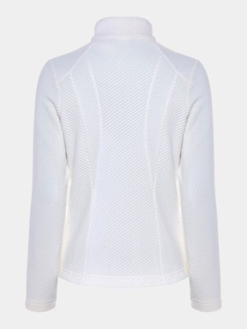 Valiente Jacquard Fleece Stretch Jacke ecru