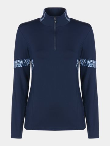 Valiente 1/2 Zip Thermo Unterzieher navy
