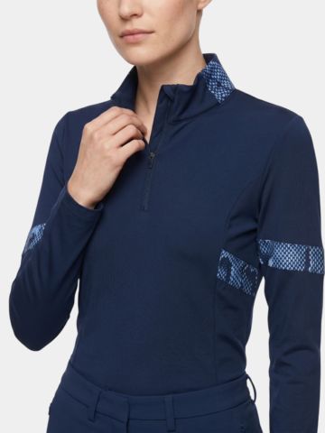 Valiente 1/2 Zip Thermo Unterzieher navy