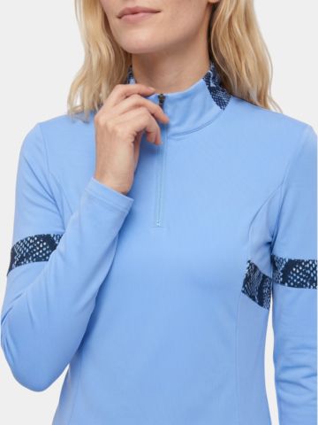 Valiente 1/2 Zip Thermo Unterzieher hellblau