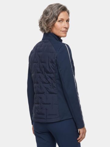 Valiente Hybrid Softshell Thermo Jacke navy