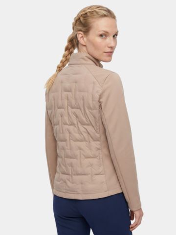 Valiente Hybrid Softshell Thermo Jacke beige