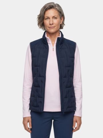Valiente Hybrid Softshell Thermo Weste navy