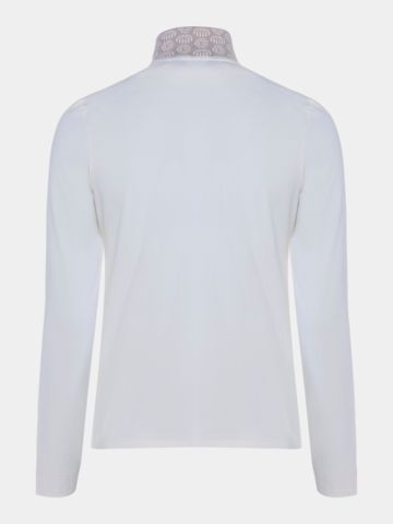 Valiente Thermo Langarm Polo ecru