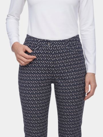 Valiente ROMY-L Druck lang Hose anthrazit