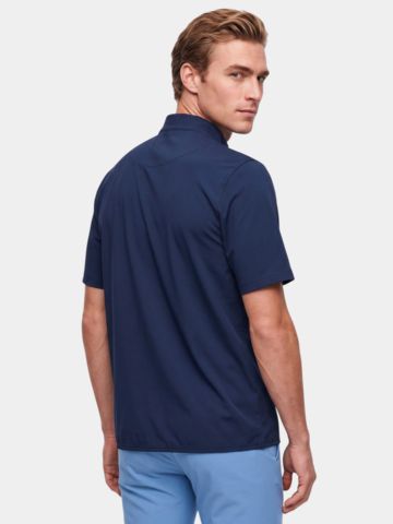 Daniel Springs leichte, kurzarm Windstopp Jacke navy