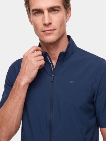 Daniel Springs leichte, kurzarm Windstopp Jacke navy