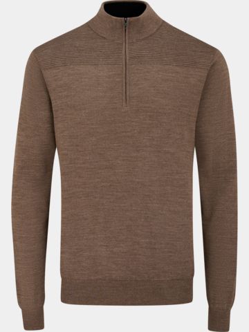 Ping Dorset Windstopp Strick camel