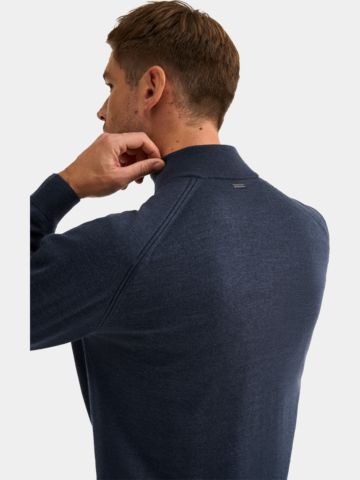 Ping Hugh Windstopp Strick navy