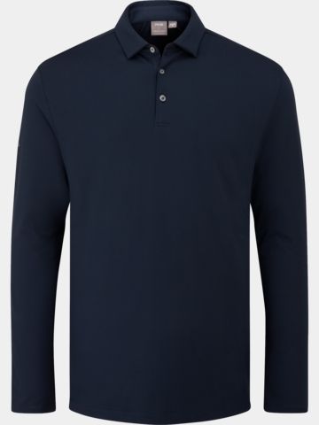 Ping Demitri Langarm Polo navy