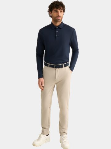 Ping Demitri Langarm Polo navy