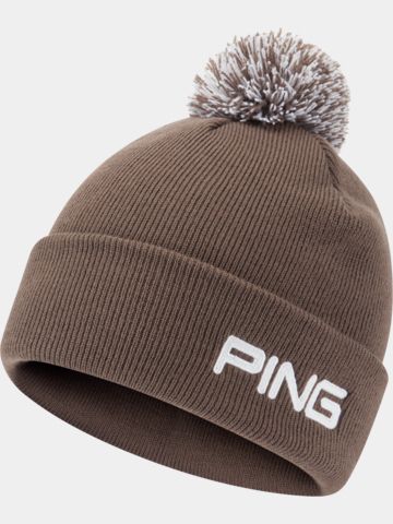 Ping Cresting Knit Hat Muetze camel