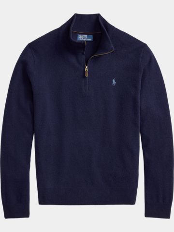 Polo Ralph Lauren PULLOVER Troyer Strick navy
