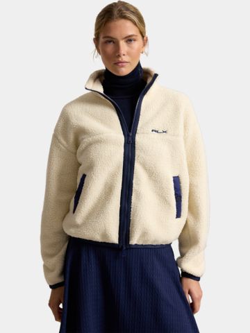 Polo Ralph Lauren Fleece Jacke ecru