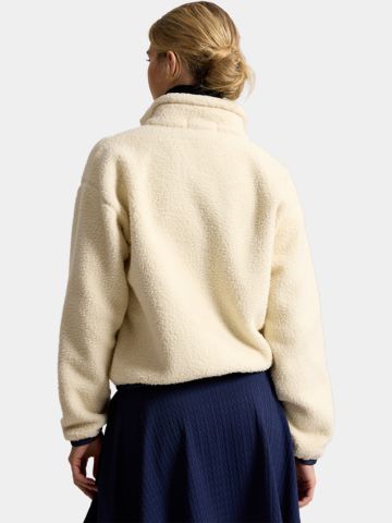 Polo Ralph Lauren Fleece Jacke ecru