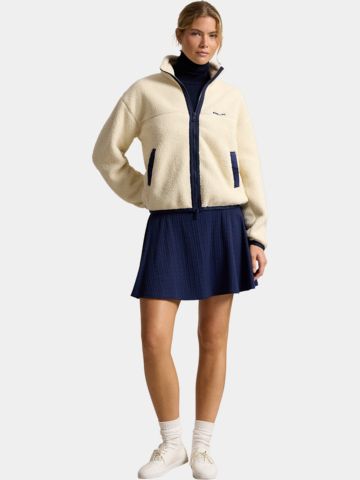 Polo Ralph Lauren Fleece Jacke ecru