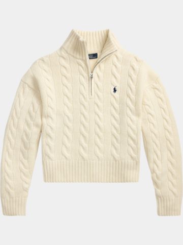 Polo Ralph Lauren Strick Troyer ecru