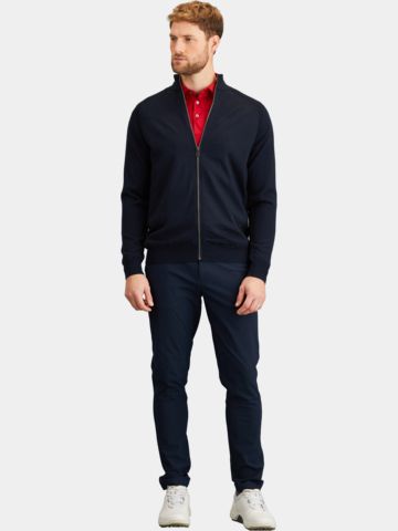 Ping Murphy Full Zip Sweater navy