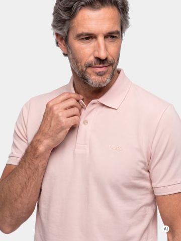 BOSS Pio 1 half-sleeve polo pink