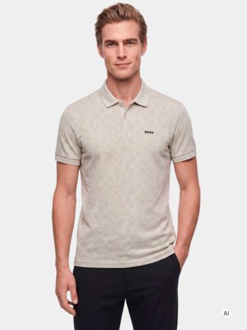 BOSS Swing AO Halbarm Polo sand