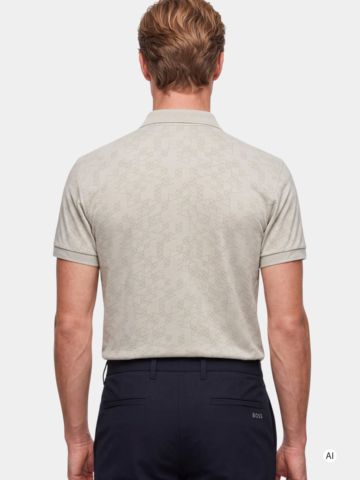 BOSS Swing AO Halbarm Polo sand