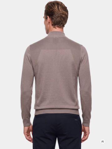BOSS KN_Momentum-Lite MZ Troyer pleteniny taupe