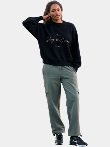 Macade Golf Cropped TX Knit Sweater Pullover Strick schwarz