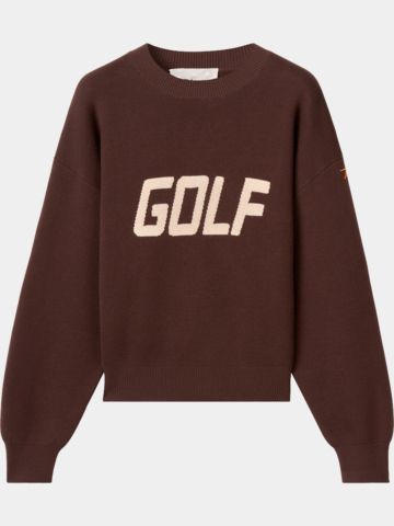 Macade Golf Oversized Golf Sweater Pullover Strick braun
