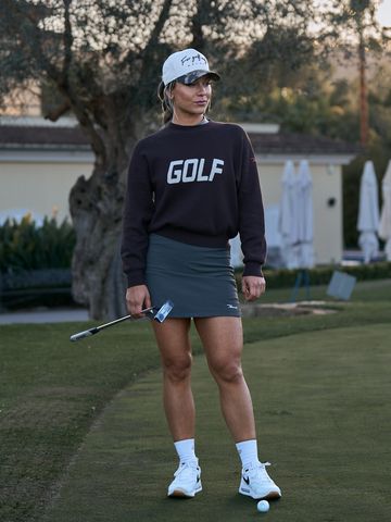 Macade Golf Oversized Golf Sweater Pullover Strick braun