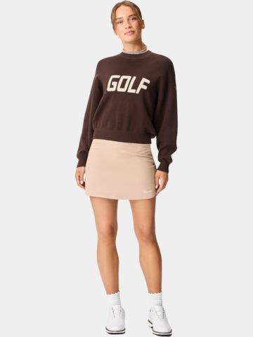 Macade Golf Oversized Golf Sweater Pullover Strick braun