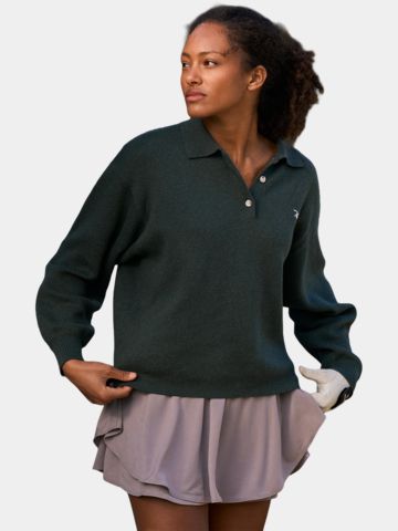 Macade Golf Ivy Pine Knit Sweater Pullover Strick grün