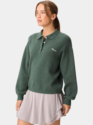 Macade Golf Ivy Pine Knit Sweater Pullover Strick grün