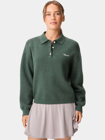 Macade Golf Ivy Pine Knit Sweater Pullover Strick grün