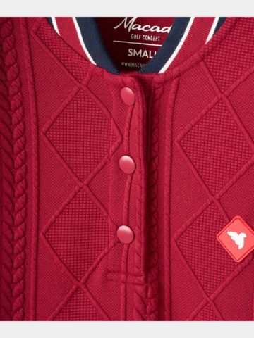 Macade Golf Bomber Pullover Shirt Sweatshirt beere