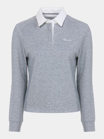 Macade Golf Polo s dlouhým rukávem Richie šedá