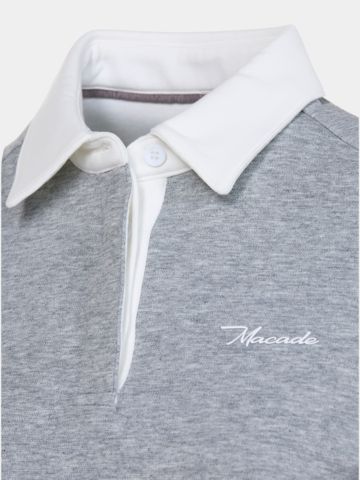 Macade Golf Polo s dlouhým rukávem Richie šedá