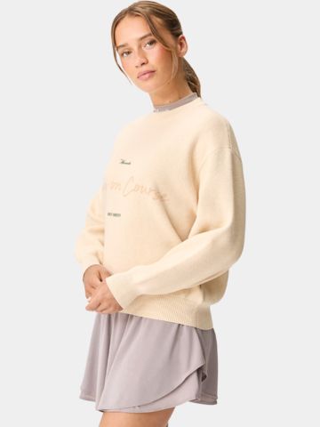 Macade Golf Cropped TX Knit Sweater Pullover Strick sand