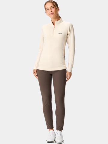 Macade Golf TX Course Quarter Zip Stretch Midlayer sand