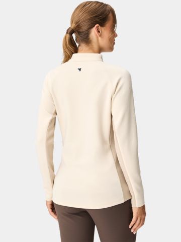 Macade Golf TX Course Quarter Zip Stretch Midlayer sand
