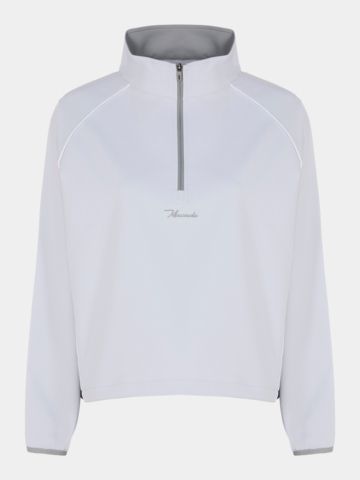 Macade Golf Storm Anorak – větrovka s dlouhým rukávem, barva offwhite