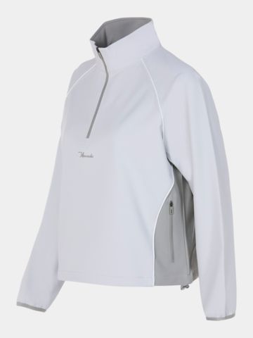 Macade Golf Storm Anorak – větrovka s dlouhým rukávem smetanová