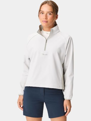 Macade Golf Storm Anorak langarm Windshirt offwhite