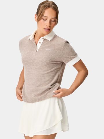 Macade Golf Remi Shirt Halbarm Polo braun