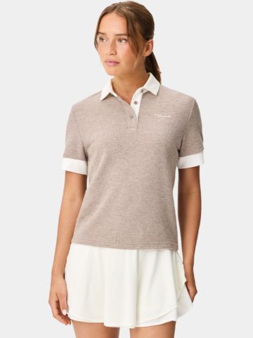 Macade Golf Remi Shirt Halbarm Polo braun