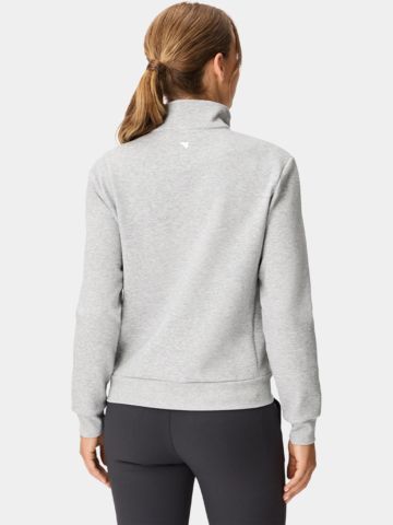Macade Golf Airlite Henley Sweater Shirt Sweatshirt grau