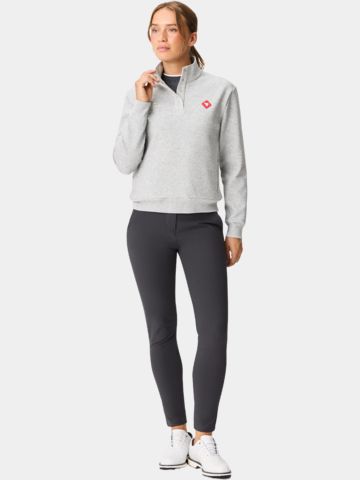 Macade Golf Airlite Henley Sweater Shirt Sweatshirt grau