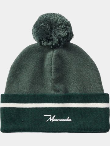 Macade Golf Beanie Muetze grün