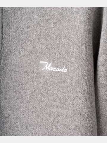 Macade Golf Club Strick Polo grau